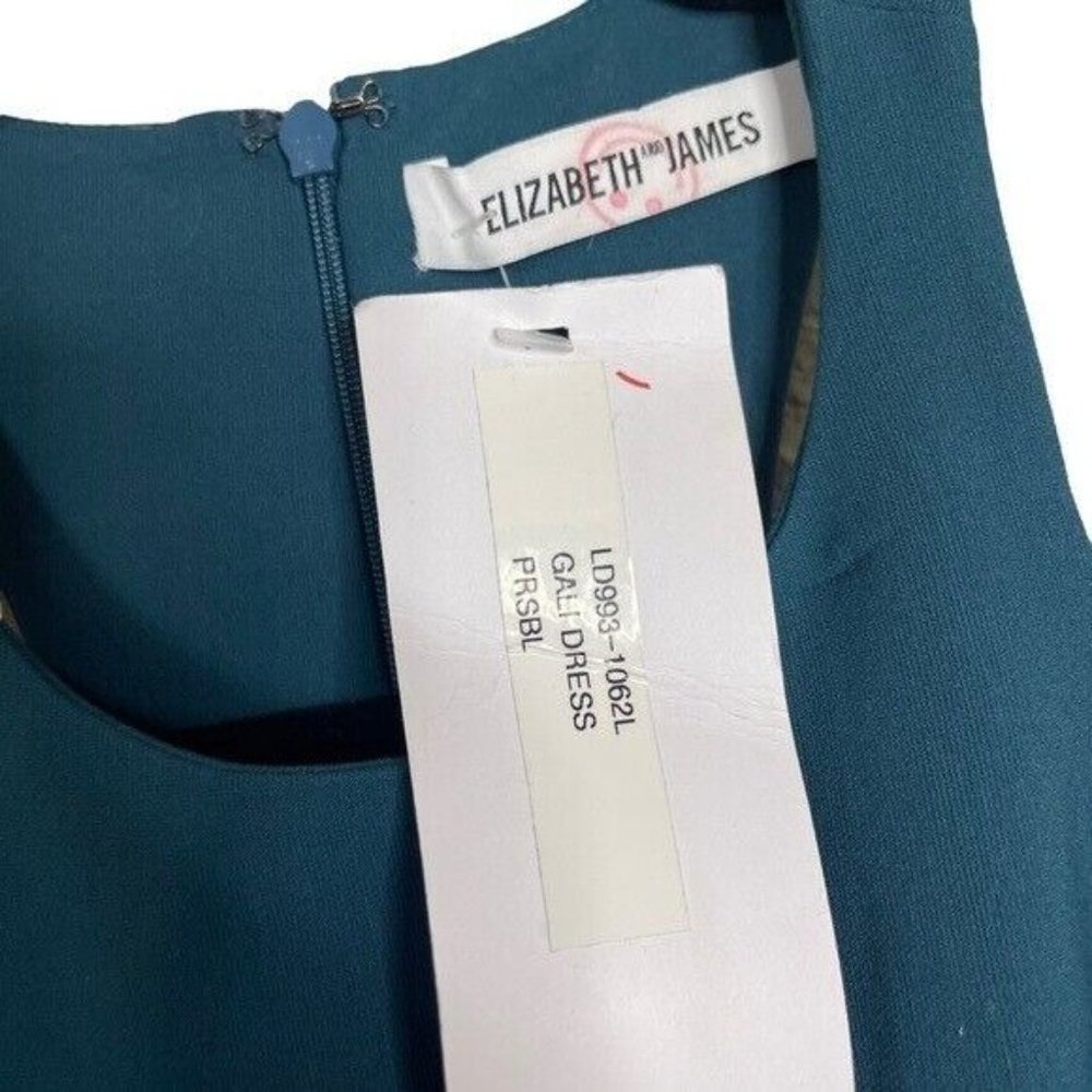 ELIZABETH and James Gali Grommet Asymtric Dress sz 4 Retail $395 - Picture 9 of 9